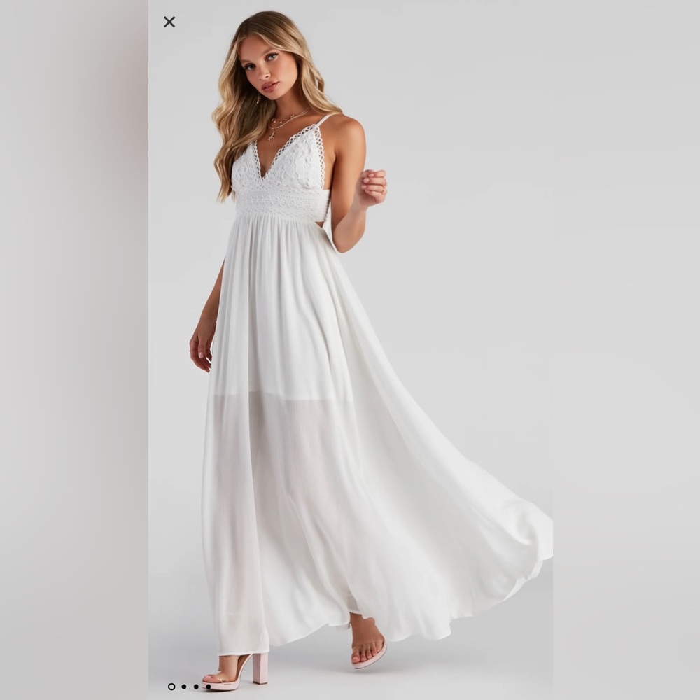 Boho Breeze Crochet Maxi Dress